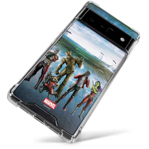 Marvel Guardians of the Galaxy Hero Squad Google Pixel 6 Clear Case